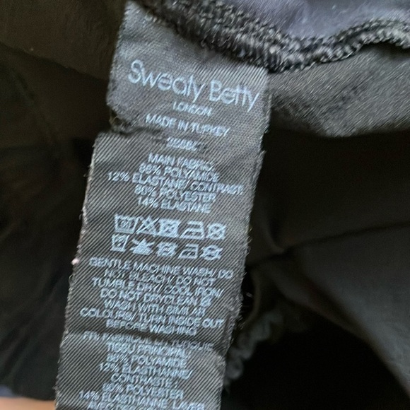 Sweaty Betty Black Zip Ankle Cargo Pockets Jogger Pants - Picture 9 of 9